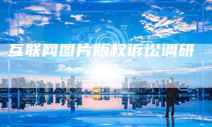 互联网图片版权诉讼调研