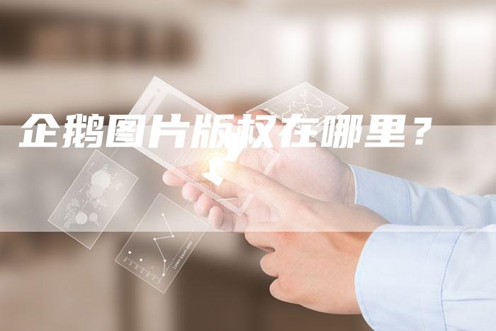 企鹅图片版权在哪里？