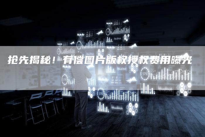 抢先揭秘！有偿图片版权授权费用曝光