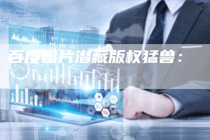 百度图片潜藏版权猛兽：