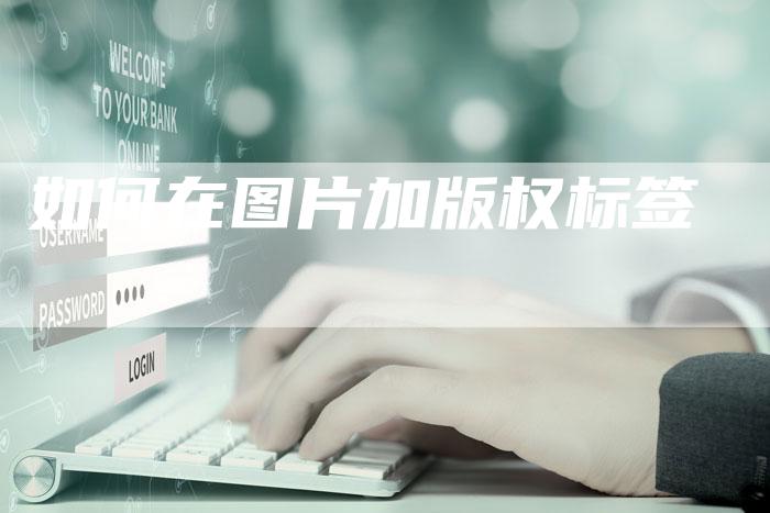 如何在图片加版权标签